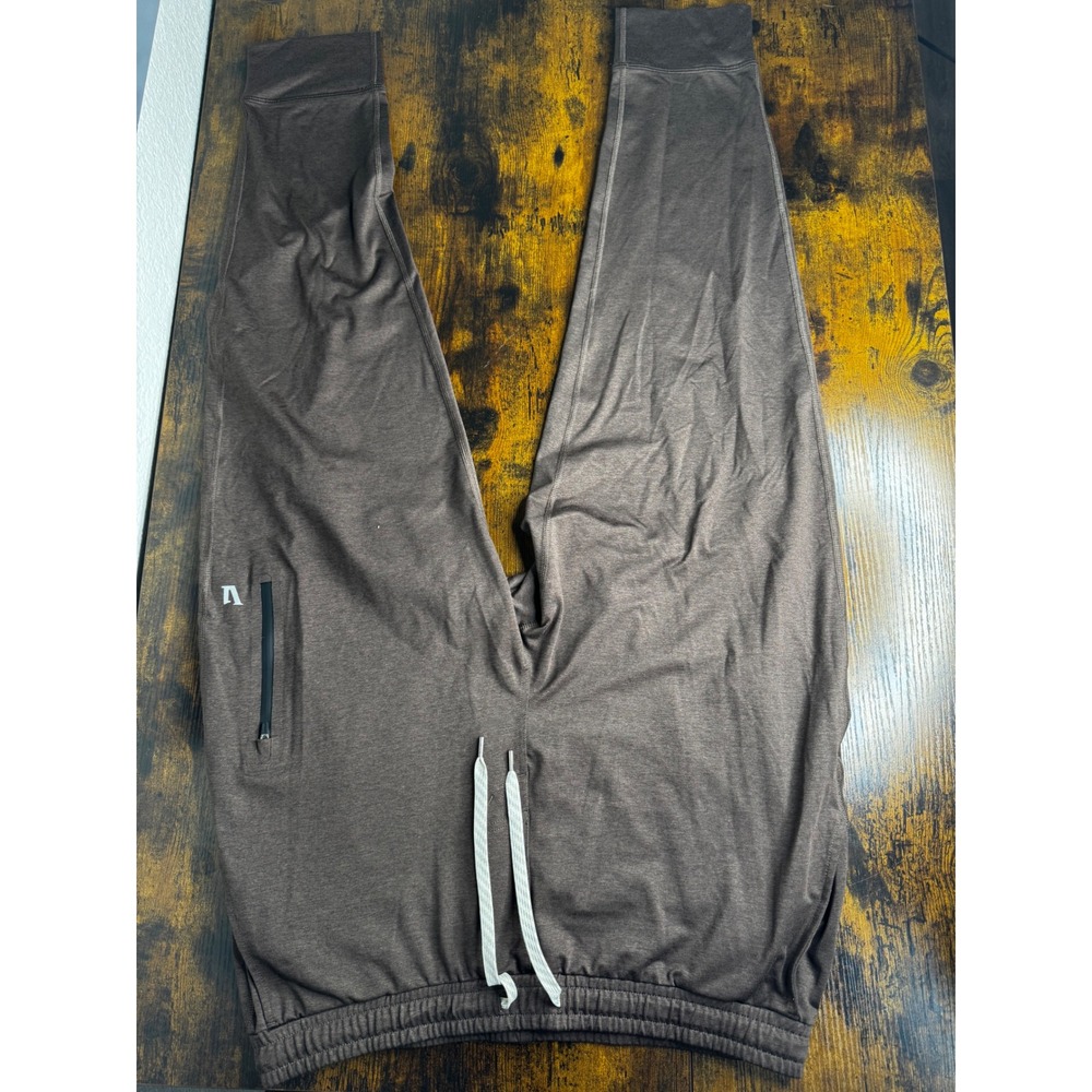 Vuori Sunday Performance Joggers Mens XL Brown Heathered Sweatpants V416